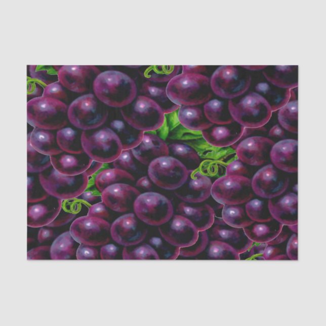 Papel De Seda Uvas de vino (Anverso)