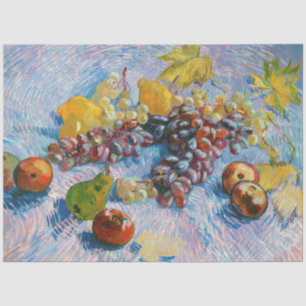 Papel De Seda Uvas, leones, peras y manzanas, Van Gogh