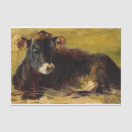 Papel De Seda Vaca acostada de Matilda Browne