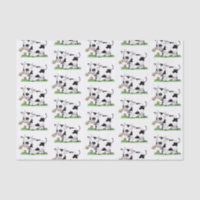 Vaca corta en ilustracion personalizado de campo v