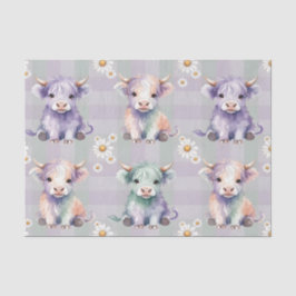 Papel De Seda Vaca de las Tierras Altas de Pascua Flores de Marg