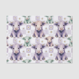 Papel De Seda Vaca de las Tierras Altas Flores de Pascua de Salv