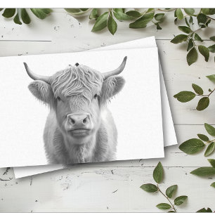 Papel De Seda Vaca Highland Adorable 