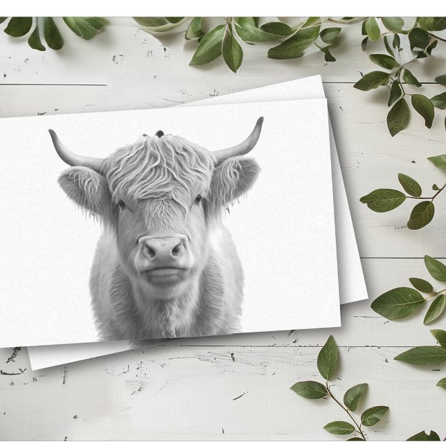 Papel De Seda Vaca Highland Adorable  (Subido por el creador)