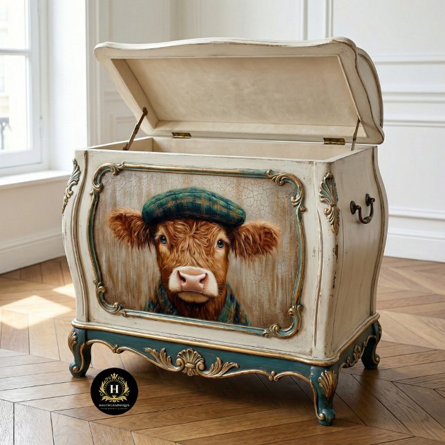 Papel De Seda Vaca Irlandesa de las Tierras Altas Granja Rústica (Subido por el creador)