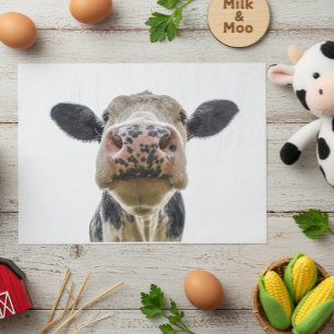 Papel De Seda Vaca linda animal de granja 