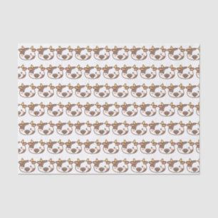 Papel De Seda Vaca linda de Kawaii