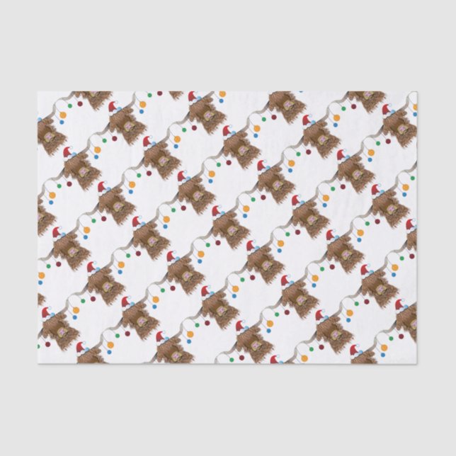 Papel De Seda Vaca navidad (Anverso)