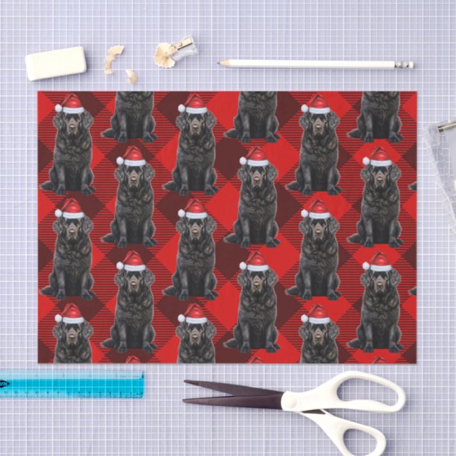 Papel De Seda Vacaciones de búfalos y Navidades de perros de Ter (Artesanía)