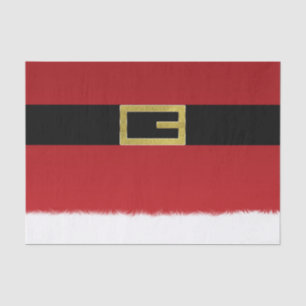 Papel De Seda Vacaciones de los Navidades del Cinturón de Santa 