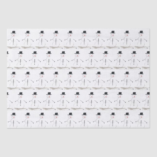 Papel De Seda Vacaciones navideñas navideñas de invierno regalo  (Anverso)