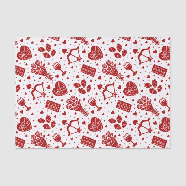 Papel De Seda Valentines (Anverso)