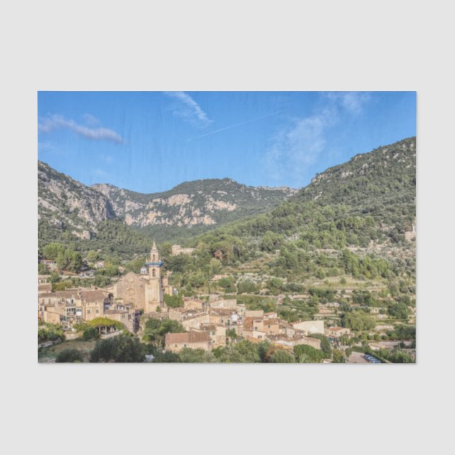 Papel De Seda Valldemossa old village - Mallorca, Spain (Anverso)