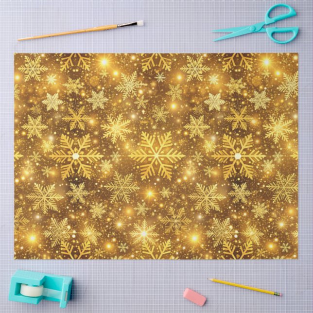 Papel De Seda Vals de Navidad Luminoso (Artesanía)