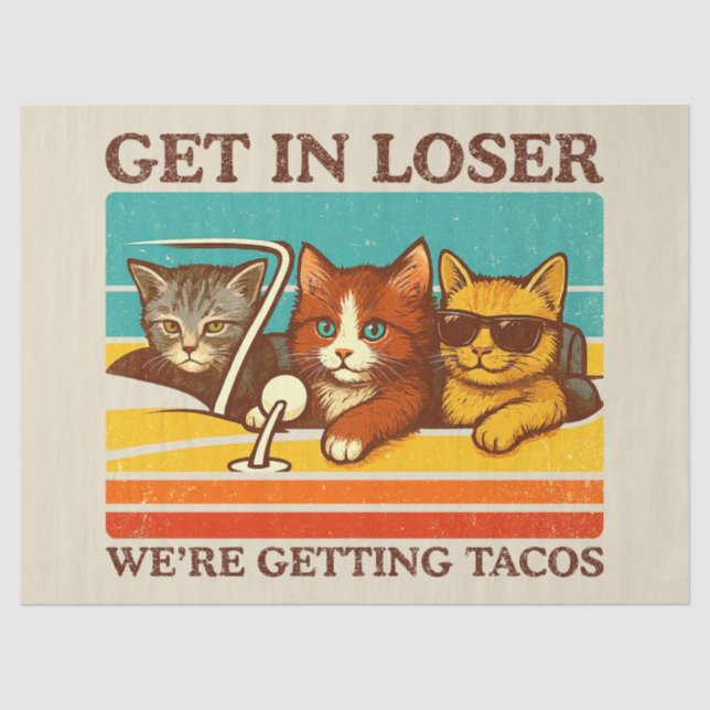 Papel De Seda Vamos a perder tacos (Anverso)