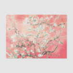 Papel De Seda Van Gogh Almond Blossoms Peach<br><div class="desc">"Envoltura de regalo que florece con calor" Aplaude cualquier regalo con este delicado papel de tejido rosa chispeante adornado con flores de almendras de Van Gogh. El cálido y alegre fondo aporta un toque de alegría y feminidad, mientras que los detalles florales de arte de calidad convierten cada paquete en...</div>