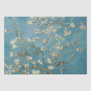 Papel De Seda Van Gogh Almond Flores Turquoise