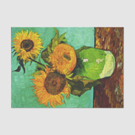 Papel De Seda Van Gogh - girasoles (3)