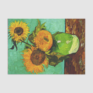 Papel De Seda Van Gogh - girasoles (3)