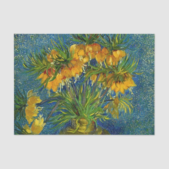 Papel De Seda Van Gogh Imperial Fritillaries (Anverso)