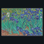 Papel De Seda Van Gogh Irises Pintura Floral<br><div class="desc">Vincent Van Gogh (30 de marzo de 1853 a 29 de julio de 1890) fue un influyente pintor holandés posimpresionista.  Esta obra de arte se llama Irises.</div>