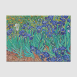 Papel De Seda Van Gogh Irises Pintura Floral