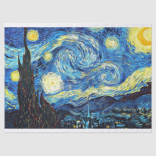 Papel De Seda Van Gogh - Noche estrellada