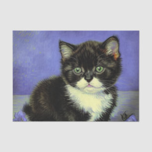 Papel De Seda Van Gogh Tuxedo Kitten