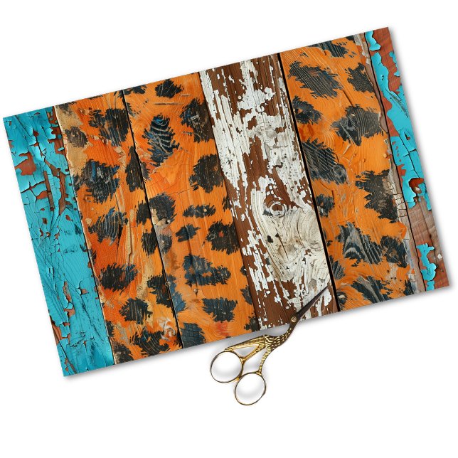 Papel De Seda Vaquera Rústico País Occidental Madera Decoupage (Subido por el creador)