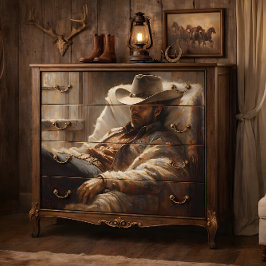 Papel De Seda Vaquero Descansando Decoupage