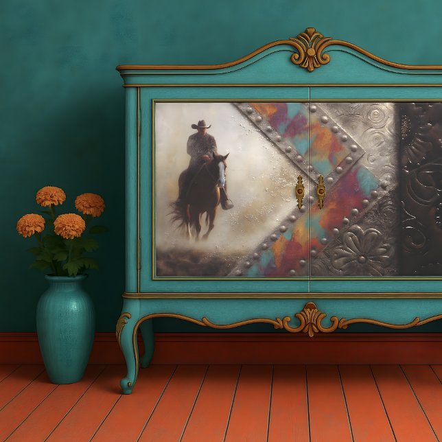 Papel De Seda Vaquero Industrial Decoupage (Subido por el creador)