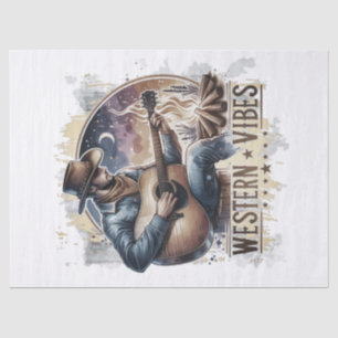 Papel De Seda Vaquero Libre Espíritu Retro Occidente Desenlace