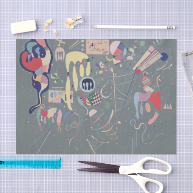Papel De Seda Varias Acciones, Kandinsky  (Artesanía)