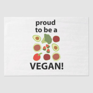 Papel De Seda Vegano Orgulloso De Ser Vegano