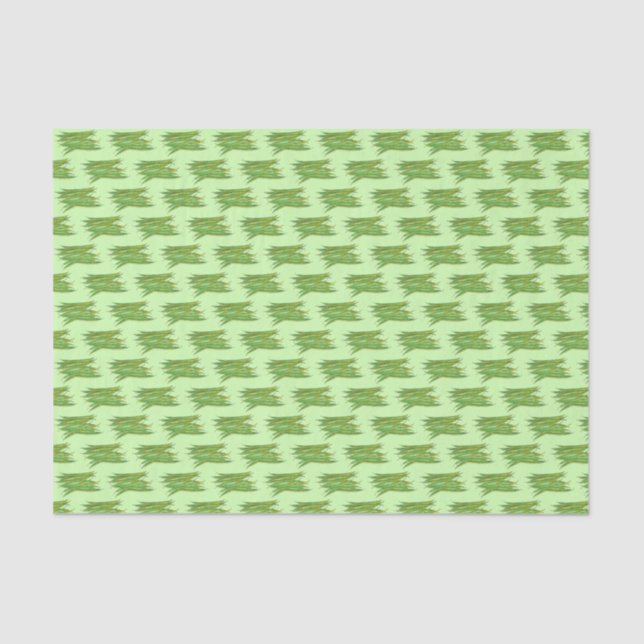 Papel De Seda Vegetales de huertos de grano verde largo venado v (Anverso)