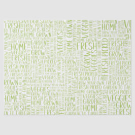 Papel De Seda Vegetales de jardinera aman el jardín