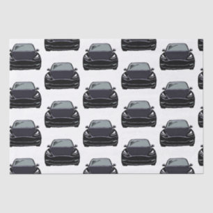 Papel De Seda Vehículo eléctrico negro Vehículo automóvil SUV