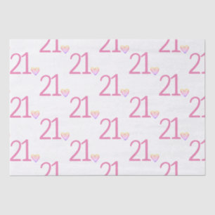 Papel De Seda Veintiún cumpleaños