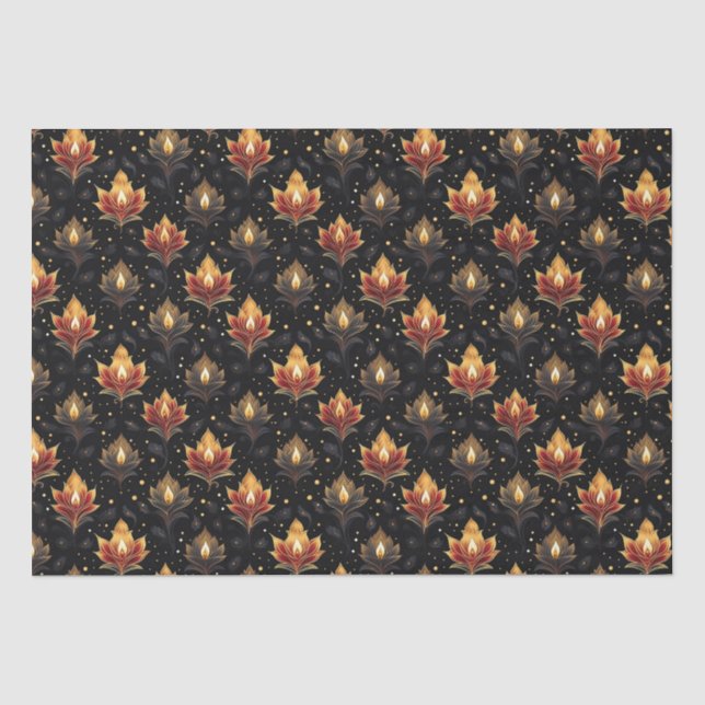 Papel De Seda Velas de Diwali (Anverso)