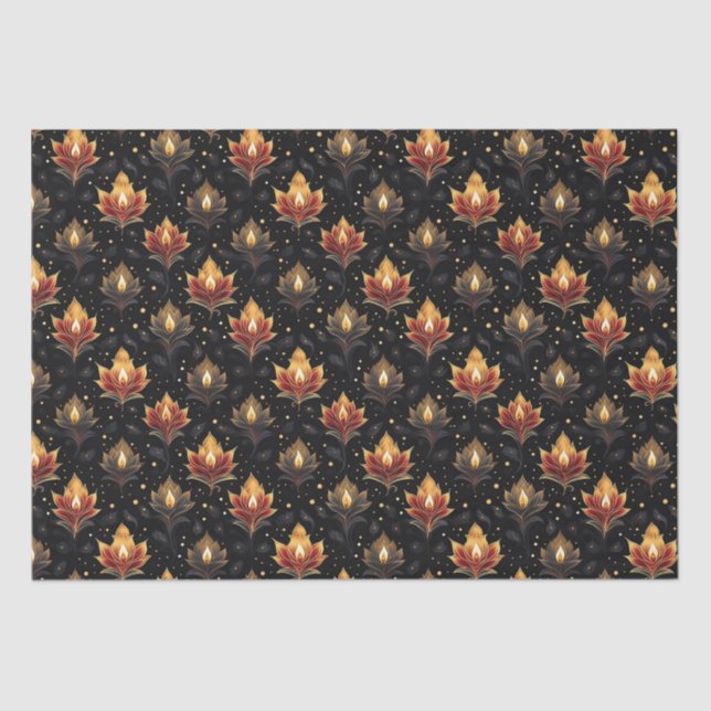 Papel De Seda Velas Diwali (Anverso)
