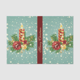 Papel De Seda Velas Y Copos De Nieve Para Los navidades