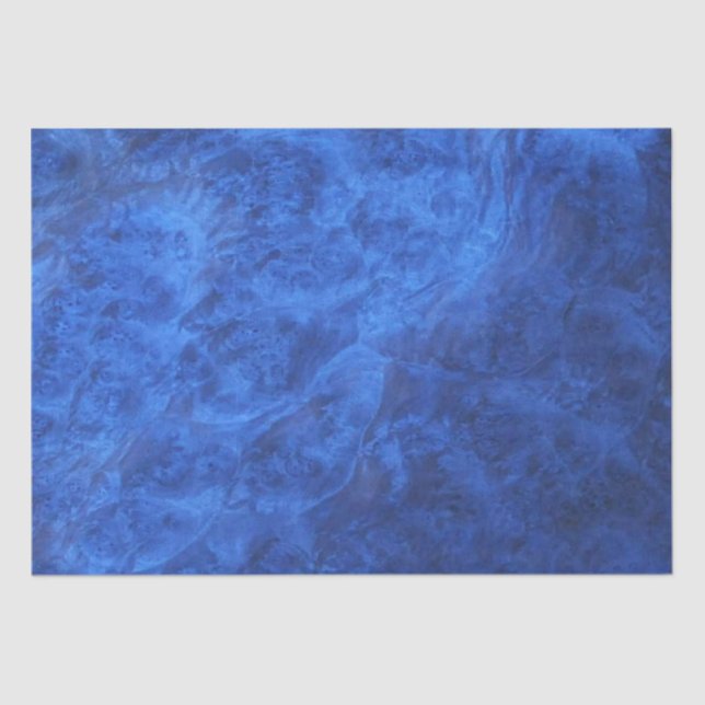 Papel De Seda Velvet azul de zafiro (Anverso)