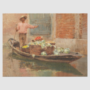 Papel De Seda Vendedor de verduras en Venecia (por Vincenzo Capr