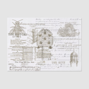 Papel De Seda Vendimia de apicultura