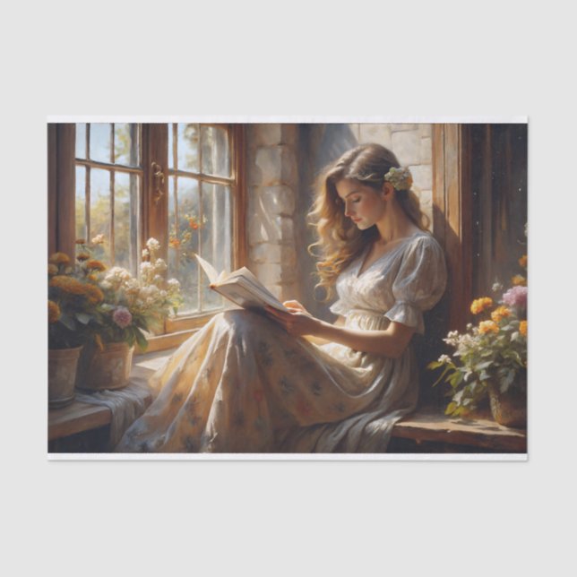 Papel De Seda Ventana de cabaña Reverifica la desconexión de lec (Anverso)