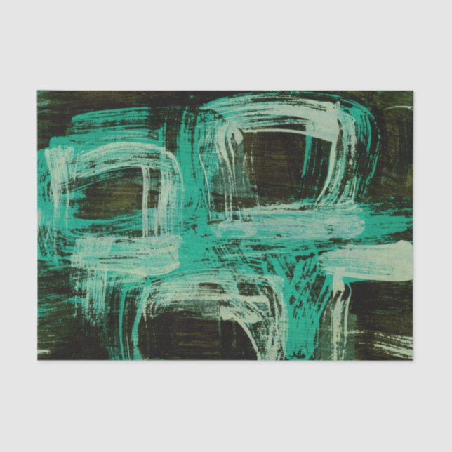 Papel De Seda Ventanas Aquamarine I (Anverso)