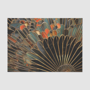 Papel De Seda Ventilador de Moody Art Deco