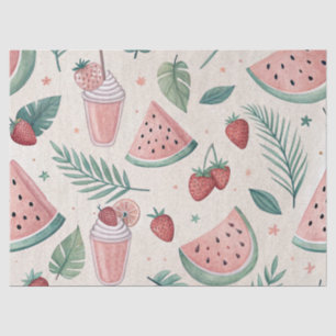 Papel de seda veraniego adorable