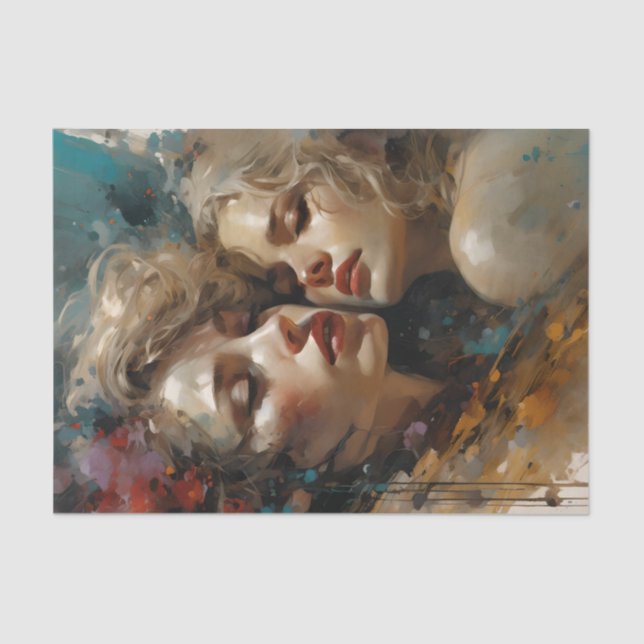 Papel De Seda Verdadero desenlace de amor de lesbianas (Anverso)