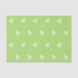Papel De Seda Verde árbol de Navidad en verde